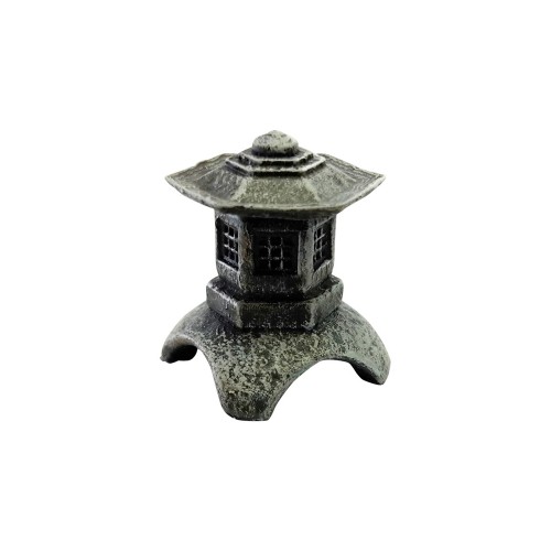 Set of Stone Lanterns with Bamboo Fountains