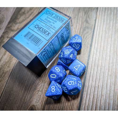 Chessex Speckled Polyhedral 7-Die Set - Water