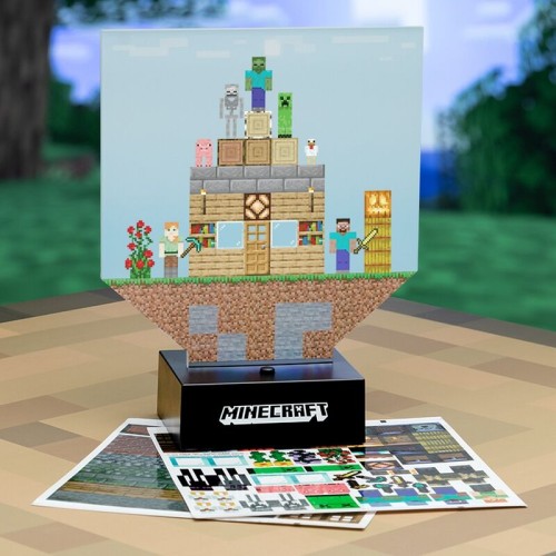 Minecraft - Build a Level Φωτιστικό (22x17cm)