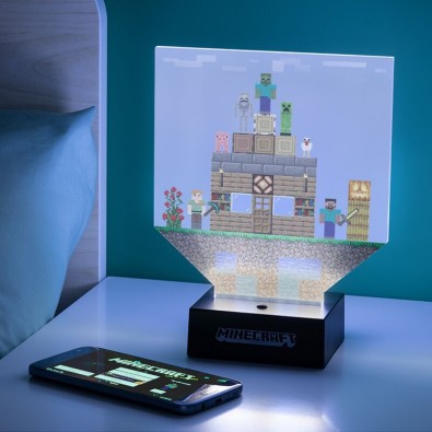 Minecraft - Build a Level Φωτιστικό (22x17cm)