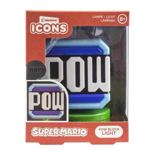 Super Mario: Pow Block - Icon Φωτιστικό