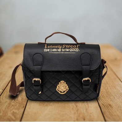 Harry Potter: Quilted Satchel Lunch Bag (Black)