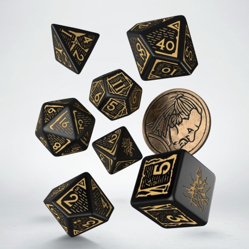 The Witcher Dice Set Vesemir - The Sword Master