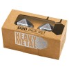 UP - Dice - Heavy Metal D20 2-Dice Set - Chrome