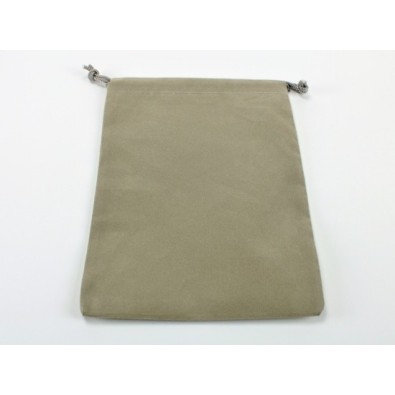 Velour Dice Bags Large Grey 5x7 Inch