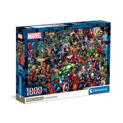 Clementoni Παζλ Impossible Marvel 1000 τμχ