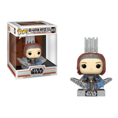 Funko POP! Deluxe: Star Wars: The Mandalorian - Bo-Katan Kryze on the Throne (669)