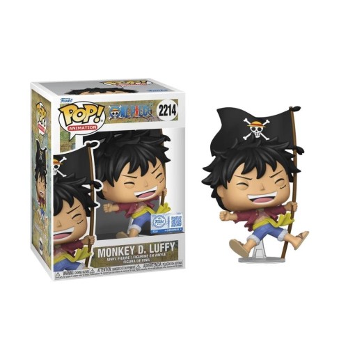 Monkey D. Luffy with Flag