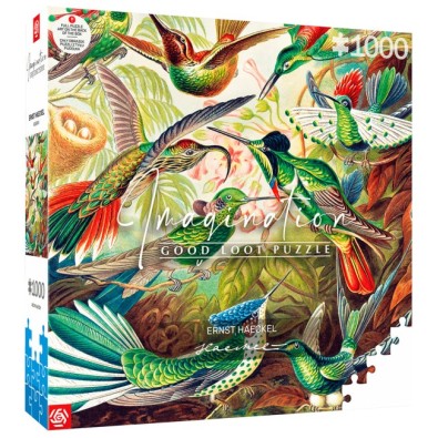 Good Loot Imagination - Ernst Haeckel Hummingbirds Puzzle 1000