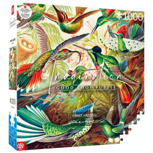 Good Loot Imagination - Ernst Haeckel Hummingbirds Puzzle 1000