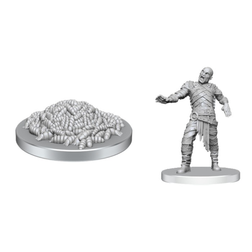 D&D Nolzur's Mini: Swarm of Rot Grubs & Rot Grub Victim