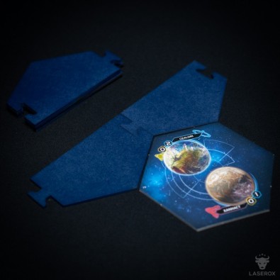 Twilight Imperium Map Frame ( 8 player module) Black