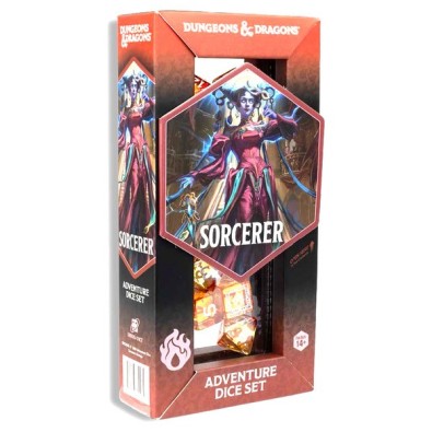 D&D Adventure Dice Sorcerer Orange (14)