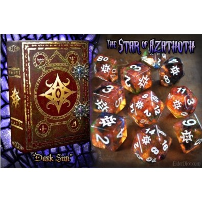 Elder Dice Star of Azathoth Glass & Wax Edition