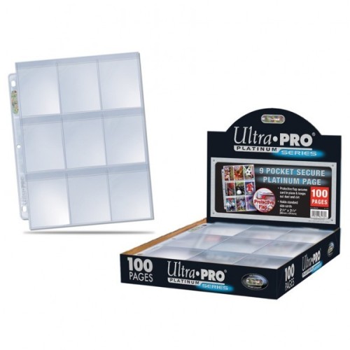 Ultra Pro: 9 Pocket Pages - Secure Clear