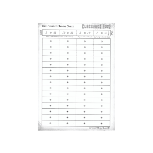 Clockwork Wars: Extra Score Pads (Exp)