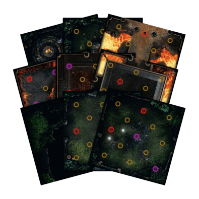Dark Souls: The Board Game - Darkroot Basin and Iron Keep Tile Set