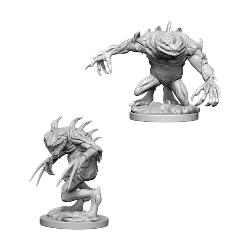 D&D Nolzur's Marvelous Miniatures - Grey Slaad & Death Slaad