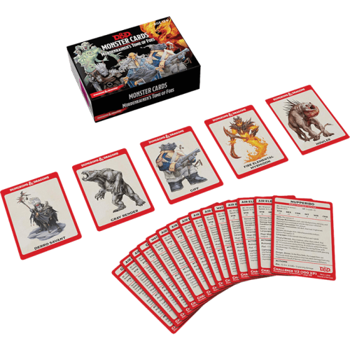 D&D Monster Cards: Mordenkainen's Tome of Foes (109 cards)
