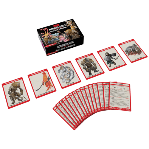 D&D Monster Cards: Volo's Guide To Monsters (81 Cards)