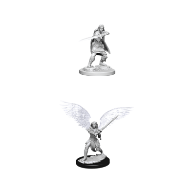 D&D Nolzur's Marvelous Miniatures: Female Aasimar Fighter