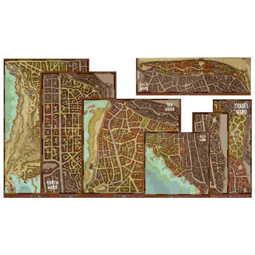 D&D: Waterdeep Dragon Heist Map Set