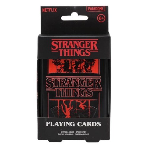 Stranger Thinngs 5 Playing Cards Metal