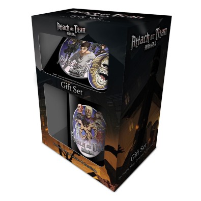 Attack On Titan (S4) Mug Coaster Keychain Gift Set
