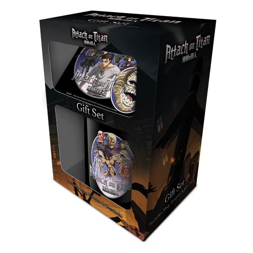 Attack On Titan (S4) Mug Coaster Keychain Gift Set