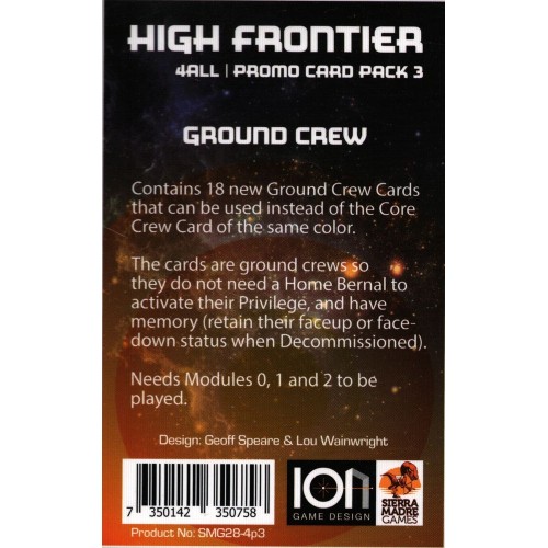 High Frontiers 4 All Promo Pack 3 The Crew
