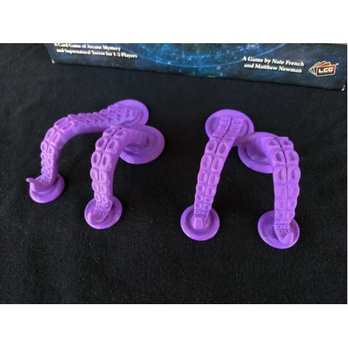 Tentacle card holders suitable for Arkham Horror - Red