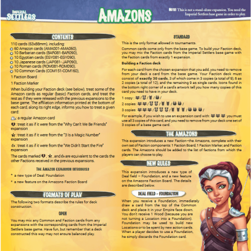 Imperial Settlers: Amazons