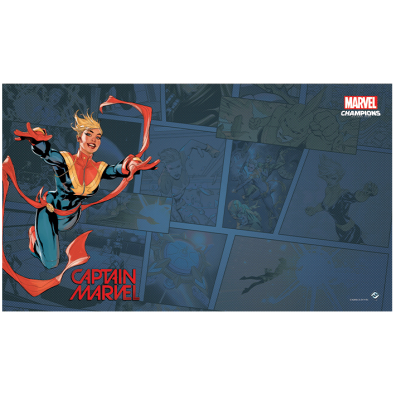 Marvel Champions: Captain Marvel Game Mat