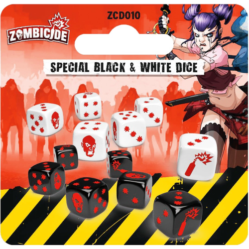 Zombicide: 2nd Edition – Special black & white dice