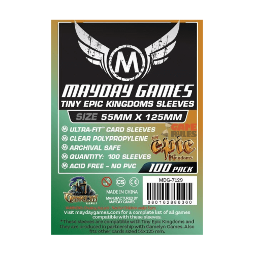 "Tiny Epic Kingdoms" Card Sleeves (88x125) - 100C
