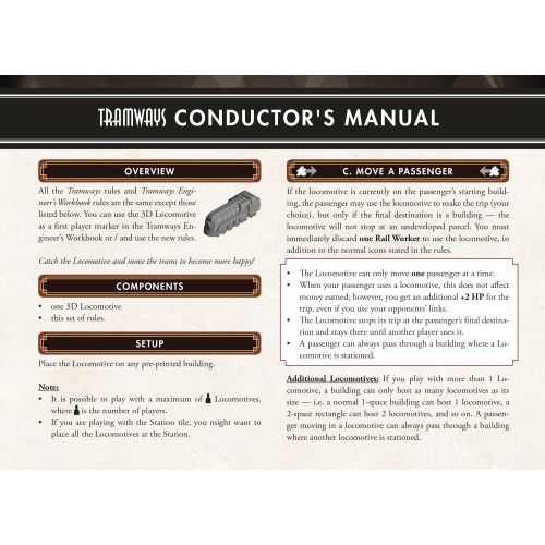Tramways: Conductor's Manual (Exp)