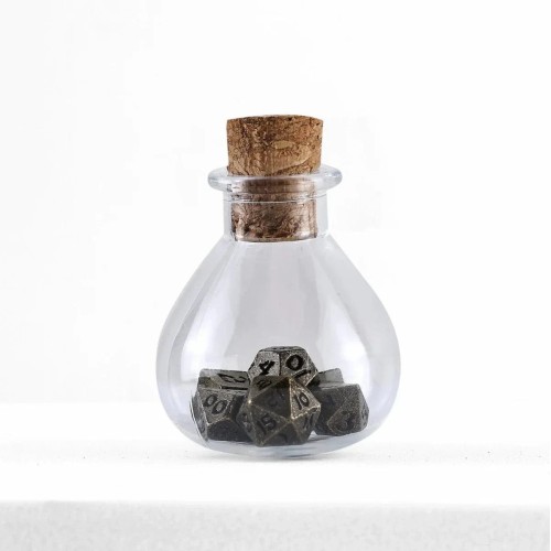 Unseeli Tiny RPG Dice Set Ancient Bronze