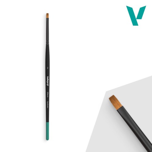 Vallejo Effects - Flat Rectangular Synthetic Brush No. 2