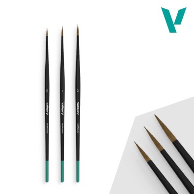 Vallejo Pro Modeler - Design Set - Natural Hair (Sizes 0, 1 & 2)