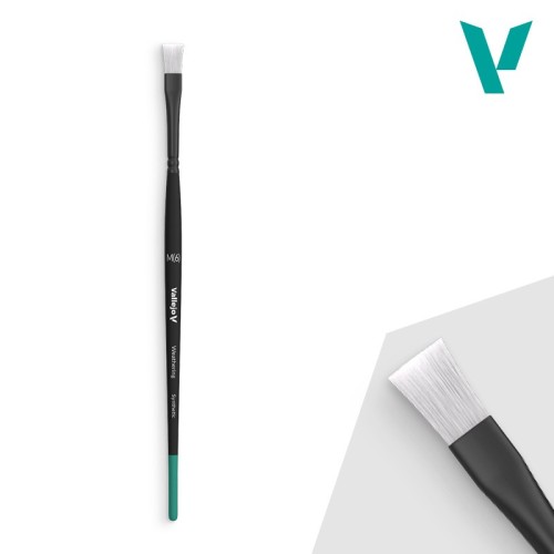 Vallejo Weathering - Weathering Flat Synthetic Brush M