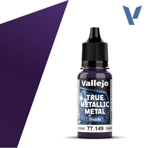 Vallejo True Metallic Metal Shade - Celestial Violet (18 ml)
