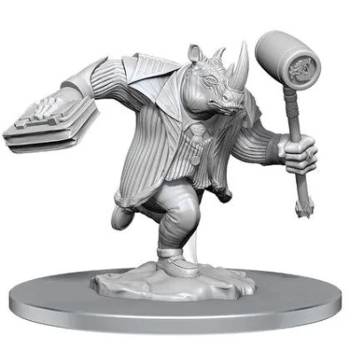 Magic the Gathering Minis: Freelance Muscle and Rhox Pummeler