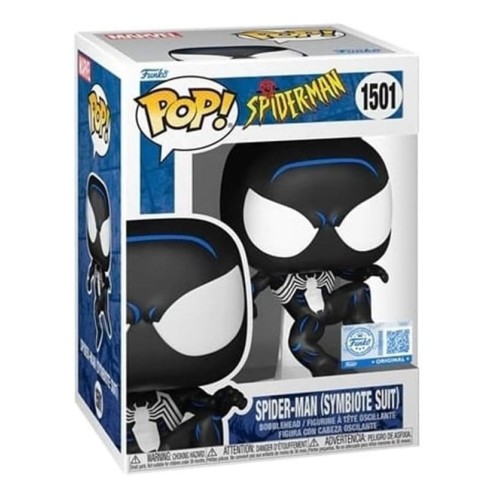 Spider-Man POP! Marvel Vinyl Figure Black Suit Spidey 9 cm