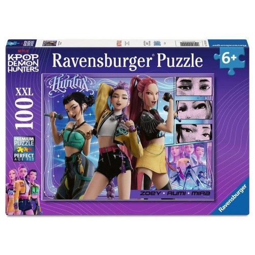 KPop Demon Hunters - Children's Puzzle Happy fans, Happy Honmoon! (100 Pieces XXL)